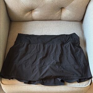 lululemon athletica Black Pace Rival Skirt